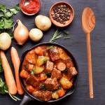 Couverts à salade cuillères et spatule Marron - Bois massif