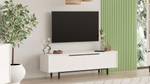 Tv lowboard OCEAN RTV160 2D Weiß - Holzwerkstoff - Kunststoff - 160 x 45 x 36 cm