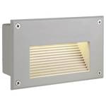 Wandeinbaulampe Brick Grau - Metall - 17 x 11 x 7 cm