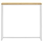 Table Mange debout 30x120x110cm BL-NA Blanc - Bois massif - Bois/Imitation - 30 x 110 x 30 cm