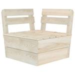 Garten-Lounge-Set Beige - Massivholz - Holzart/Dekor - 60 x 30 x 60 cm