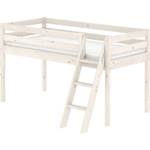 Halbhohes Bett Classic Braun - Holzwerkstoff - 149 x 120 x 210 cm