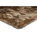 Tapis shaggy doux et coloré GOSSIP Marron foncé - 160 x 230 cm