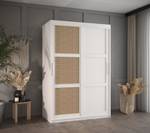 SCHWEBETÜRENSCHRANK PLECIONKA Breite: 120 cm - Silber