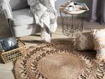 Teppich DIKILI Beige - Naturfaser - 120 x 120 x 120 cm