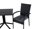 Ensemble de salon de jardin Way Noir - Rotin - 70 x 72 x 70 cm