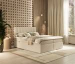 Boxspringbett Amaro mit Bettkasten Beige - Breite: 160 cm