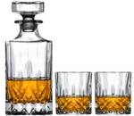 Whiskey-Set Moray 3-teilig Naturfaser - 2 x 23 x 1 cm