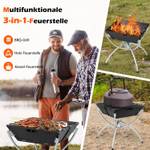 Campinggrill ZB33625PW Schwarz - Metall - 45 x 49 x 45 cm