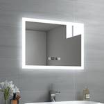 EMKE LED Badspiegel Silber - Glas - 700 x 500 x 35 cm