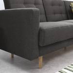 Jasmin Sofa 3-Sitzer mit Bettfunktion Anthrazit