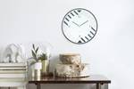 Horloge murale design THE PATTERNED. Blanc - Bois manufacturé - Verre - 30 x 30 x 5 cm