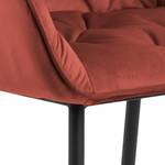 Chaise de salle à manger Bruks lot de 2 Rouge