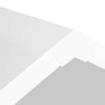 Schreibtisch MIRUM Grau - Weiß - Holzwerkstoff - Kunststoff - 100 x 126 x 60 cm