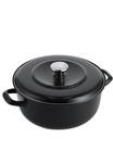 Schmortopf Dutch Oven Schwarz - Metall - 26 x 10 x 26 cm