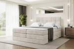 Boxspringbett MARCE KING Beige - Breite: 200 cm