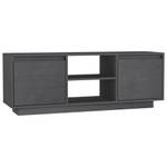 TV-Schrank D725 Grau - Massivholz - 30 x 40 x 110 cm