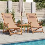 Strandstuhl 3004207-3 (2er Set) Taupe