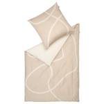 Satin Bettwäsche ARTSY Beige - 135 x 1 x 200 cm