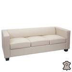 3er Sofa Lille Cremeweiß