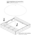Sandkasten arena2 Weiß - Massivholz - Holzart/Dekor - 113 x 19 x 113 cm