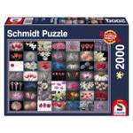 Puzzle Blumengru脽 2000 Teile