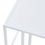 Table d'appoint Kumlinge Blanc - 45 x 47 x 45 cm