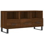 TV-Schrank D484 Eiche Schwarzbraun Dekor