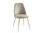 Chaise NEBINA Lot de 2 Beige - Textile - 54 x 83 x 48 cm