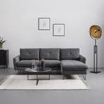 Ecksofa LEVI Grau - Metall - Textil - 267 x 88 x 186 cm