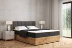 Boxspringbett LOLLY2 Schwarz - Breite: 149 cm - H4