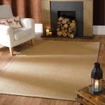 Tapis de salon fait main WEAVE Marron - 80 x 160 cm