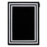 Tapis Hampton Cadre Noir 80 x 150 cm