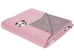 Couverture TALOKAN Noir - Rose foncé - Blanc