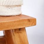 Hocker VENTOUX Braun - Massivholz - 50 x 40 x 25 cm