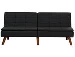 3-Sitzer Sofa RONNE Schwarz - Eiche Dunkel