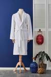 NAU CREW BATHROBE WHITE M Weiß - Textil - 39 x 1 x 59 cm