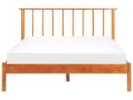 Doppelbett BARRET Braun - Massivholz - 156 x 86 x 210 cm