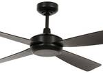 Deckenventilator Slipstream Schwarz - Kunststoff - 107 x 32 x 107 cm