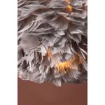 Lampe Nicola Grau - Holz teilmassiv - 45 x 25 x 45 cm