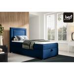 BOXSPRINGBETT mit Bettkasten Trinity K3 Blau - Tiefe: 90 cm