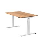 Höhenverstellbarer Tisch Easydesk Massiv Breite: 140 cm - Weiß