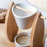Keramik Duftbrenner und Bambus-Voile