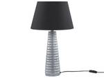 Tischlampen VILNIA Schwarz - Silber - Keramik - 33 x 58 x 33 cm