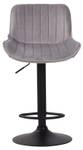 Tabouret de bar Lentini Lot de 2 Gris