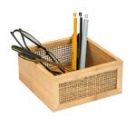 Kosmetik-Organizer ALLEGRE BAMBOO Braun - Bambus - 15 x 7 x 15 cm