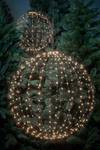 Kugel Weihnachtsbeleuchtung Weiß - Metall - 50 x 50 x 50 cm