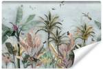 Papier Peint PLANTES Oiseaux Papillons 90 x 60 x 60 cm