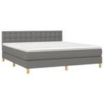 Boxspringbett 3017288-28 Dunkelgrau - Breite: 160 cm