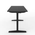 Höhenverstellbarer Tisch Kento Schwarz - Breite: 120 cm